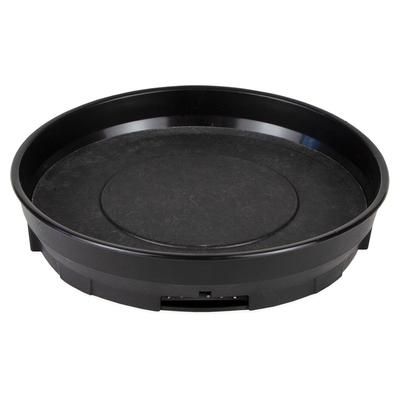 Cambro MDSCDB9 110 9 9/16" Camduction Base - Black, 1 Dozen