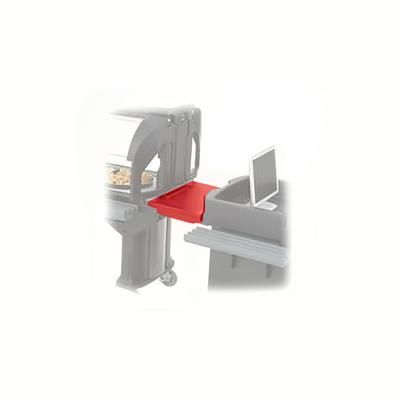 Cambro VCSCNL158 27" Straight Connector for Versa Cart, Red, Hot Red