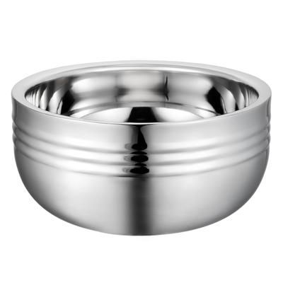 Bon Chef 9317 1 qt Three Wall Cold Wave Bowl, Stainless Steel