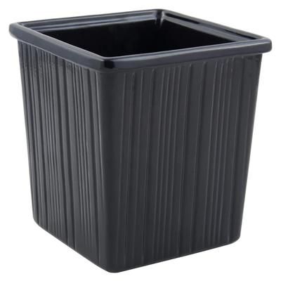 Bon Chef 9504S 3 1/8 qt Space Saver Salad Dressing Crock, Aluminum/Black