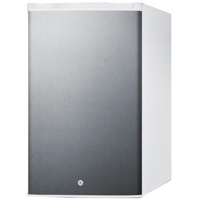 Summit FF31L7SS 17"W Undercounter Refrigerator w/ 1 Section & 1 Solid Door - Stainless Steel, 115v, Silver