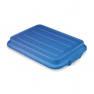 Vollrath 1500-C04 Food Storage Box Cover - Snap-On, 22 1/8x15 5/8x2 1/2", Poly, Blue, Case of 6