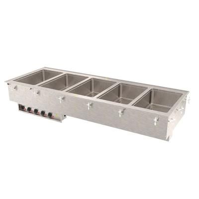 Vollrath 3647560 Drop-In Hot Food Well w/ 5 Full Size Pan Capacity, 240v/1ph, Stainless Steel