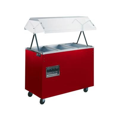 Vollrath 38767 46" Hot Food Table w/ 3 Wells & Enclosed Base, 120v, Brown