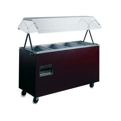 Vollrath 3876846 46" Hot Food Table w/ 3 Wells & Enclosed Base, 120v, Brown