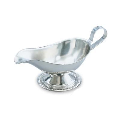 Vollrath 47578 8 oz Gravy/Sauce Boat - Gadroon Base, Stainless, Silver