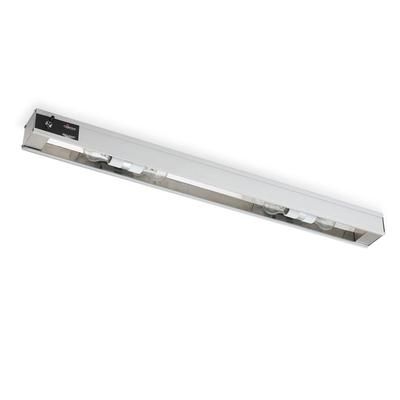 Vollrath 7286302 36" Strip Display Light - (4) 60 Watt Bulb, Built In Toggle Control, 120v, Silver