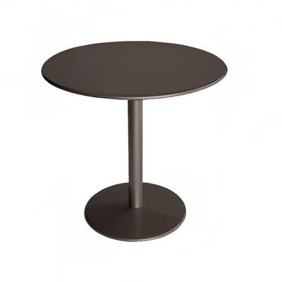 emu E902 (41) 32" Round Indoor/Outdoor Bistro Table - 30"H, Steel, Antique Bronze, 32" Diameter
