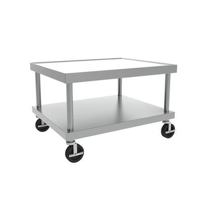 Vulcan STAND/C-72 Equipment Stand, 72 x 24" w/ Marine Edge, 5" Casters, Stainless Steel