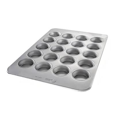 Chicago Metallic 44515 Jumbo Muffin Pan, Makes (20) 3 1/2" Muffins, AMERICOAT Glazed 26 ga Aluminized Steel