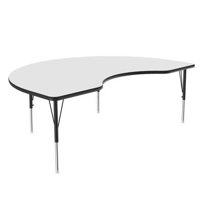Correll A4872-KID-36-09-09 Activity Table w/ 1 1/4" High Pressure Top, 72"W x 48"D, White