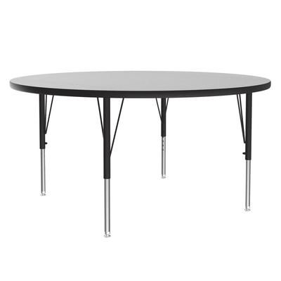 Correll AM48-RND-15-09-09 48" EconoLine Round Activity Table w/ Gray Granite Top, 30"H