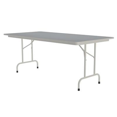 Correll CF3696PX-15 96" Rectangular Folding Table w/ Gray Granite Top, 29"H