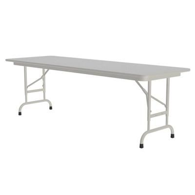 Correll CFA2472PX-15 72" Rectangular Folding Table w/ Gray Granite Top, 32"H