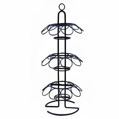 Tablecraft DCH27BK 3 tier Wire Cone Holder - Holds 27 Cones, Black