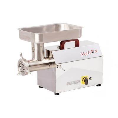 Skyfood SMG22F Countertop Economy Meat Grinder - 200 rpm, Stainless, 115v, Stainless Steel