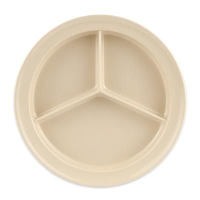 GET CP-530-T 9" Round Melamine Dinner Plate, Tan, Beige