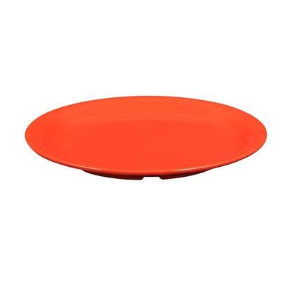 GET NP-9-RO 9" Round Melamine Dinner Plate, Rio Orange, Narrow Rim