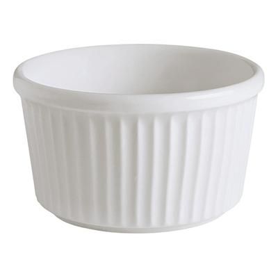 GET PA1101707224 3 2/5 oz Actualite Ramekin - Porcelain, Bright White