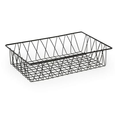 GET WB-954-BK Rectangular Wire Basket - 18" x 12", Iron, Black