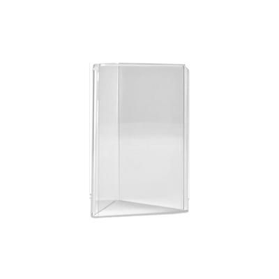 Risch AF 4X6 3SIDED Triple Sided Tabletop Menu Card Holder - 4" x 6", Acrylic, Clear