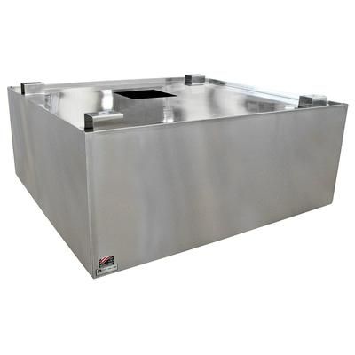 John Boos C2H-42-2 42" Condensate Hood w/ Full Gutter, Stainless, 42" x 42", Stainless Steel