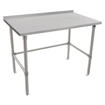 John Boos ST6R1.5-3660SBK-X 60" 16 ga Work Table w/ 300 Series Stainless Steel Top, 1 1/2" Backsplash, Stallion Safety Edge, Stainless Steel Bracing