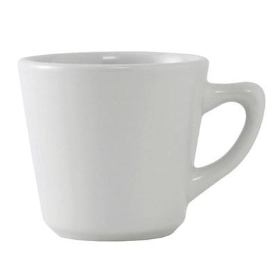 Tuxton ALF-075 7 1/2 oz Alaska/Colorado Cup - Ceramic, Porcelain White