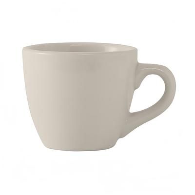 Tuxton TRE-035 3 1/2 oz Reno/Nevada Demitasse Cup - Ceramic, American White, Eggshell