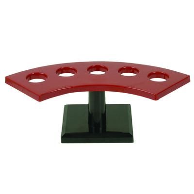 Thunder Group 30 5 Section Sushi Roll Rack, Plastic, Black