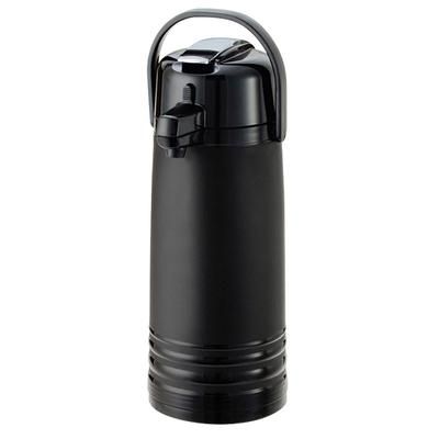 Service Ideas ECALS22PBLMAT 2 2/5 Liter Lever Action Airpot, Stainless Steel Liner, Matte Black