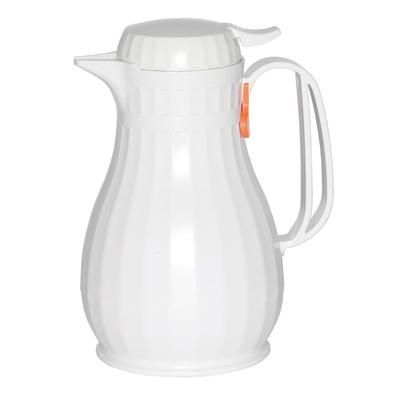 Service Ideas ECO13WH 1 3/10 liter Server w/ Push Button Lid, ABS Plastic, White