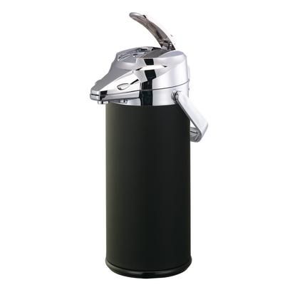 Service Ideas ENALS22SCHBL 2 1/5 Liter Lever Action Airpot - Stainless Steel Liner, Black