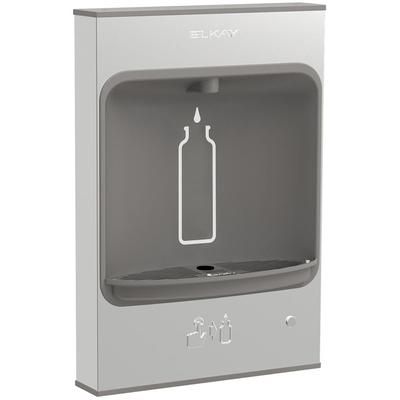 Elkay EMASM Wall Mount Bottle Filling Station w/ Button Activation - Non Refrigerated, Stainless, Non-Filtered & Non-Refrigerated