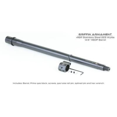 Griffin Armament 14.5 inch 223w HEDP Barrel w/Gas Block HE145223W