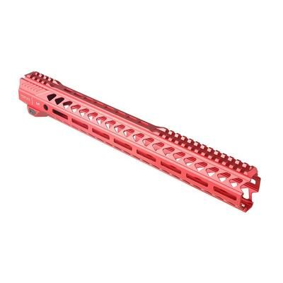 Strike Industries AR-15 M-Lok Handguard Rail 15.5in Red One Size SI-StrikeRail-155-RED