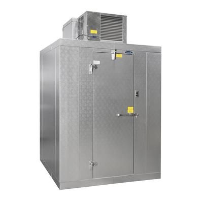 Norlake KODB77810-C RH 8' x 10' Outdoor Walk-In Cooler w/ Top-Mounted Compressor - Floor
