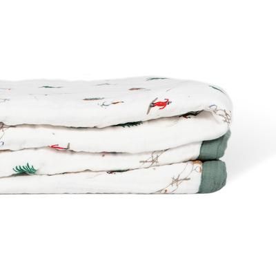 Little Unicorn Cotton Muslin Big Kid Quilt - Powder Party