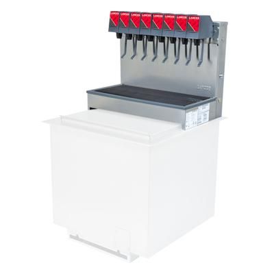 Lancer Drop In Ice Cooled Soft Drink Dispenser - 100 lb Capacity, Cup Fill, Stainless Steel, 115v, 85-2378T-111