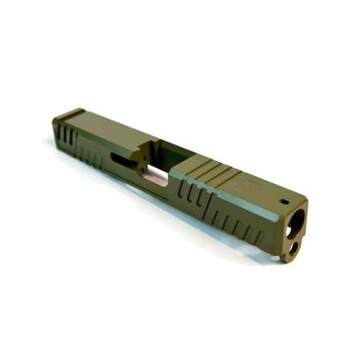 Gun Cuts Shift Slide for Glock 19 Optic Cut Noveske Bazooka Green GC-G19-SHF-NBG-RMR