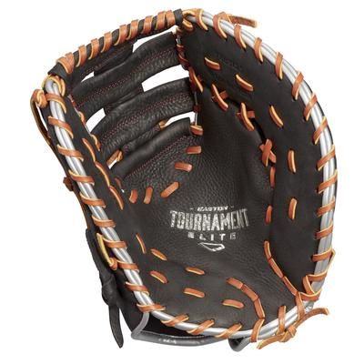 Easton Tournament Elite TEB3125 12.5" First Base Mitt - Right Hand Throw Black/Brown