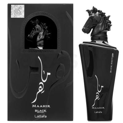 Maahir Black Edition by Lattafa For Unisex 3.4 oz Eau De Parfum for Unisex