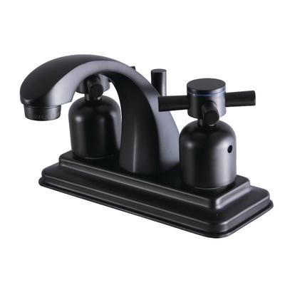 Kingston Brass KB4645DX 4 in. Centerset Bathroom Faucet, Oil Rubbed Bronze - Kingston Brass KB4645DX