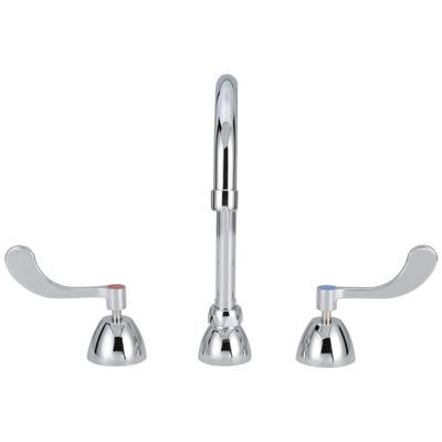 Zurn Industries Z831B4-XL-3F-ICT Deck Mount Lavatory Faucet w/ 0.5 gpm Spray Outlet - 5 3/8" Gooseneck Spout, Chrome