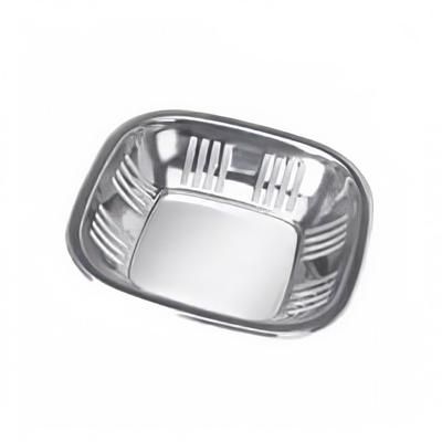 Eastern Tabletop 9340 8" Square Bread Basket - Stainless Steel