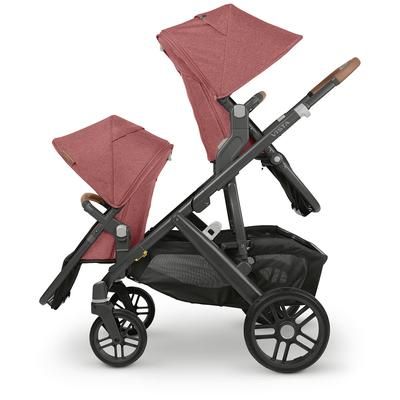 UPPAbaby Rumbleseat V2 - Lucy (Rosewood Melange / Carbon / Saddle Leather)