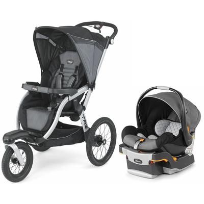 Chicco TRE Performance Jogging Stroller + Keyfit 30 Travel System Bundle - Titan / Orion