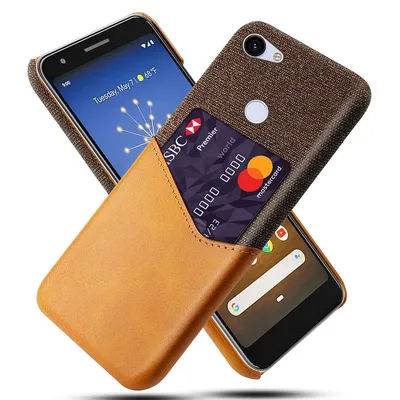 Étui de téléphone mince avec porte-cartes étui pour Google Pixel 3A XL Pixel 3 XL