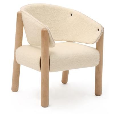 Charlie Crane SABA Chair - Fur Milk