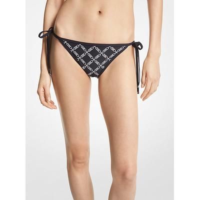 Michael Kors Empire Logo Bikini Bottom Black M